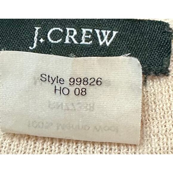 J. Crew Pure Merino Wool Cardigan Sweater Ivory 99826 Size S - Picture 10 of 10
